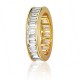 5mm Baguette Cut Diamond Full Eternity Ring