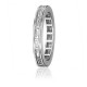 3.5mm Baguette Cut Diamond Across Full Eternity Ring