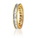 3.5mm Baguette Cut Diamond Full Eternity Ring