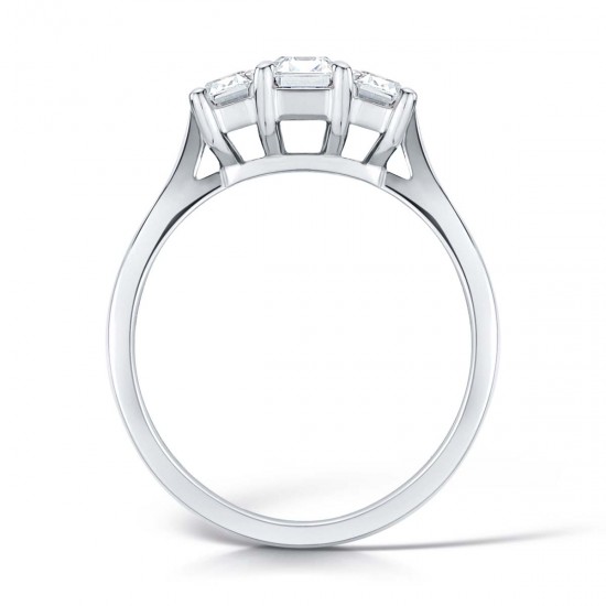 Trilogy Deco Engagement Ring