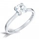 Cushion Solitaire Engagement Ring