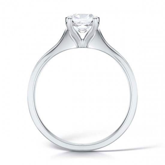 Cushion Solitaire Engagement Ring