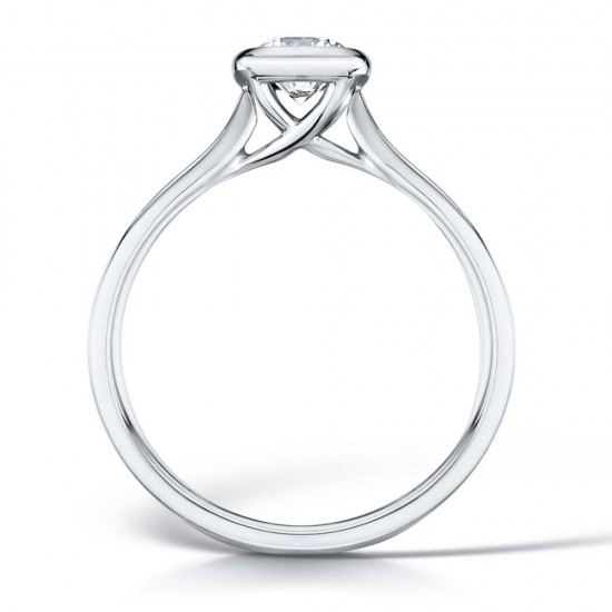 Oval Cirque Engagement Ring