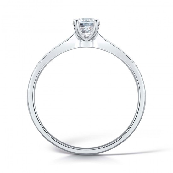 Sheer Diamond Engagement Ring