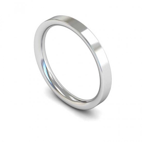 Flat Court Wedding Rings