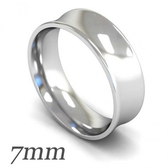 Concave Wedding Rings