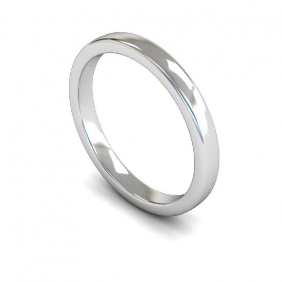 Flat-sided Court Wedding Rings